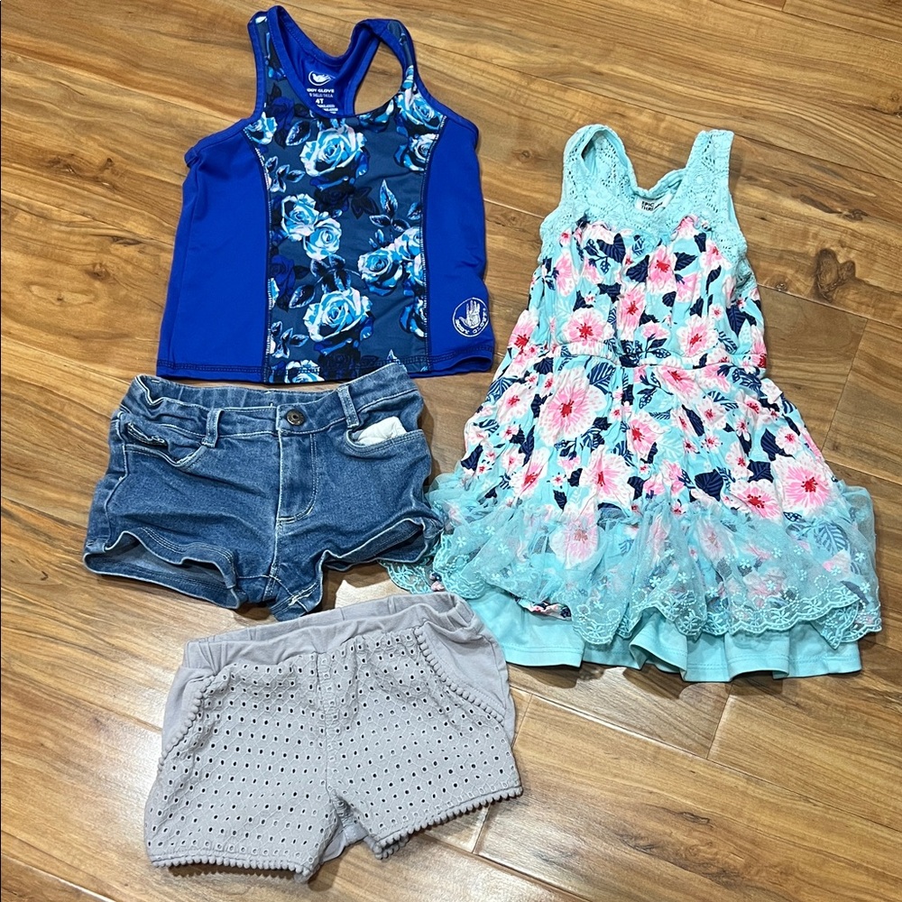 Floral Blue Kids Outfit Set Tommy Hilfiger , body glove, epic threads, Disney